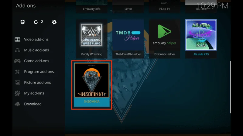 Insomnia Addon Kodi Repository